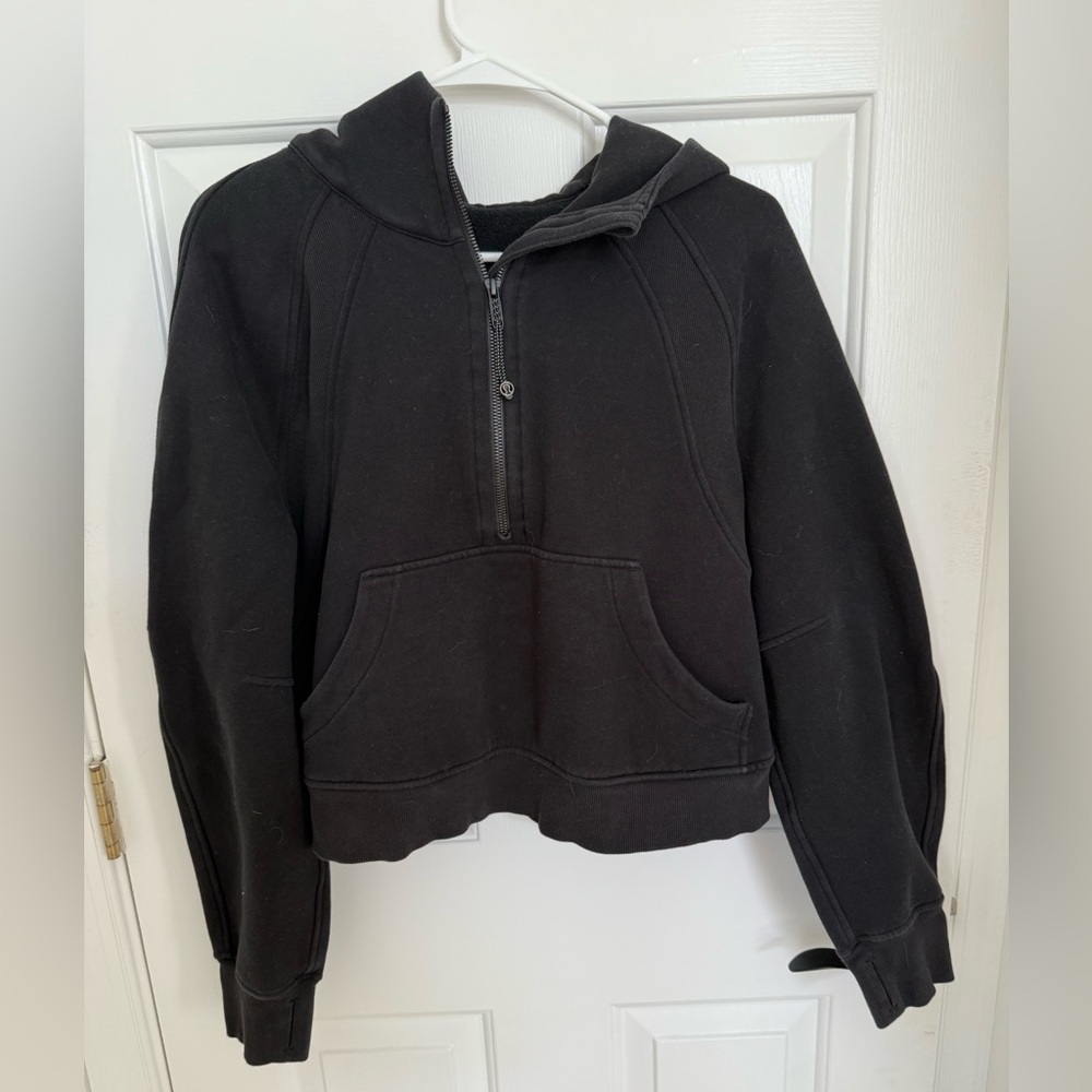 lululemon athletica Black Scuba Hoodie